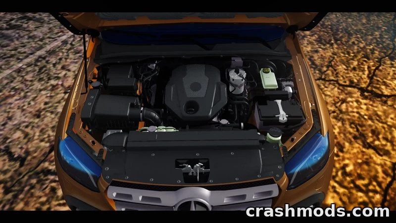 Mercedes-Benz X-Class – Detailed Pickup with Working Lights – screenshot 6