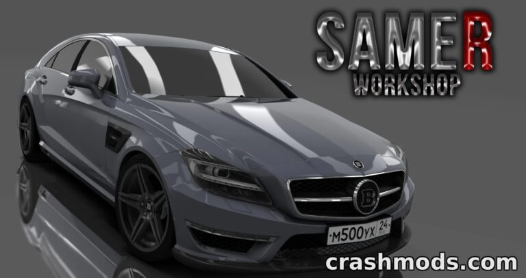 Mercedes CLS63 AMG W218 BRABUS – Tuned Four-Door Luxury Car Assetto Corsa mod screenshot