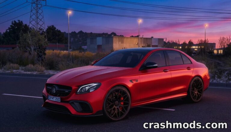 Mercedes E-Class W213 2019 – Premium Driving Experience American Truck Simulator mod screenshot