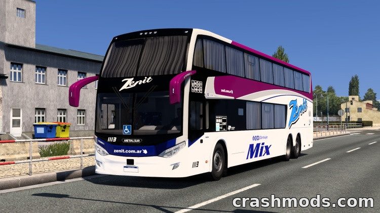 Metalsur Starbus 3 Scania – Argentine Double-Decker Coach Euro Truck Simulator 2 mod screenshot