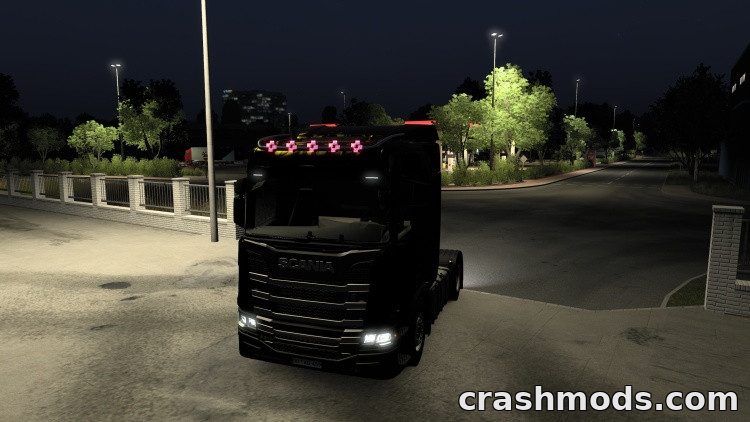 MF Cargoservice Lollipop – Spanish Style Amber Marker Light Euro Truck Simulator 2 mod screenshot