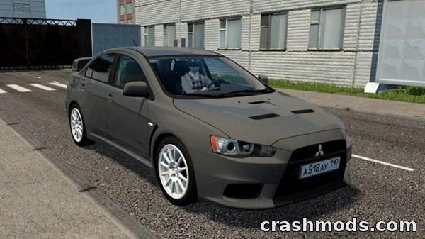 Mitsubishi Lancer Evolution X 2.0 GSR 2008 – AWD Sports Car City Car Driving mod screenshot