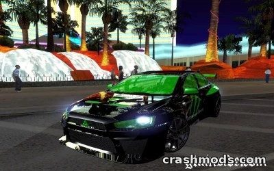 Mitsubishi Lancer Evolution X – E&R Productions Build GTA San Andreas mod screenshot