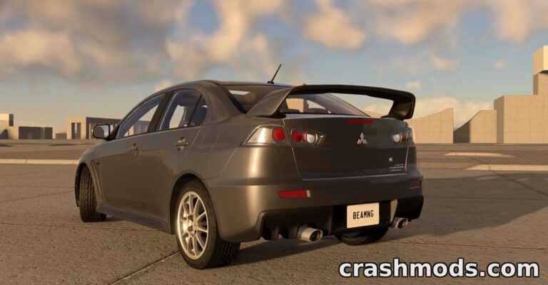 Mitsubishi Lancer Evolution X – AWD Sedan with 16 Configs BeamNG.drive mod screenshot