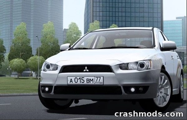 Mitsubishi Lancer X 2008 – 143 hp Sedan, Manual or Automatic City Car Driving mod screenshot