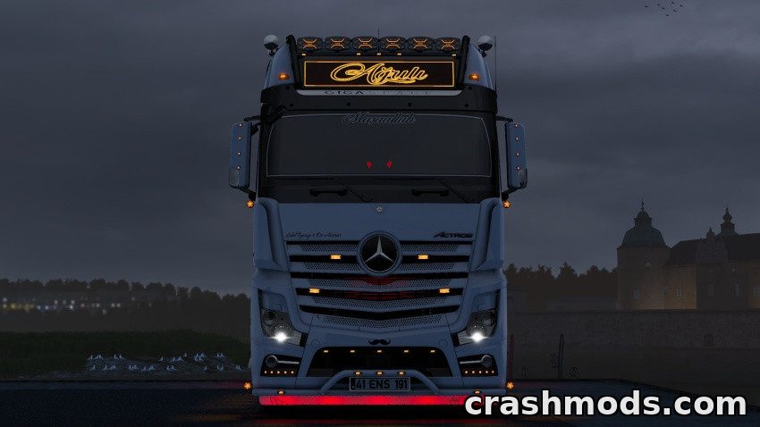 Modified Mercedes-Benz Actros 1851 – Custom Interior Truck – screenshot 1
