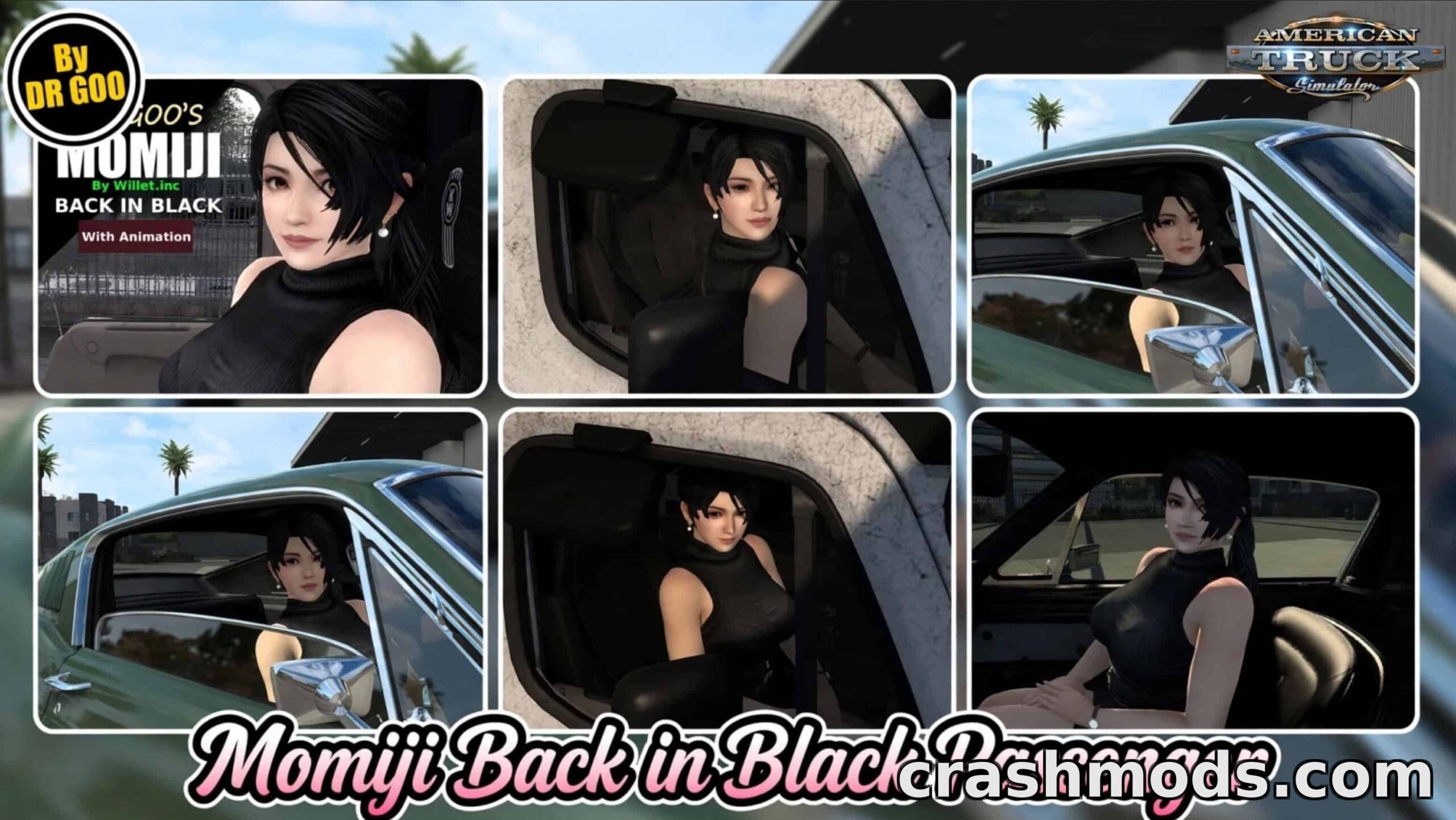 Momiji Back in Black Passenger – Animated Companion – screenshot 1