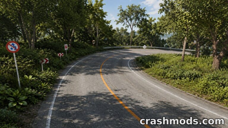 Momiji Line – Japanese Touge Mountain Pass in Tochigi BeamNG.drive mod screenshot