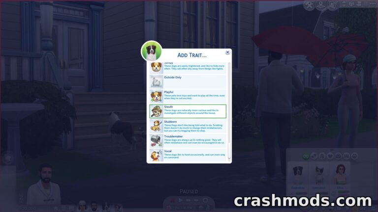 More CAS Traits – Extra Trait Slots for Sims & Pets The Sims 4 mod screenshot