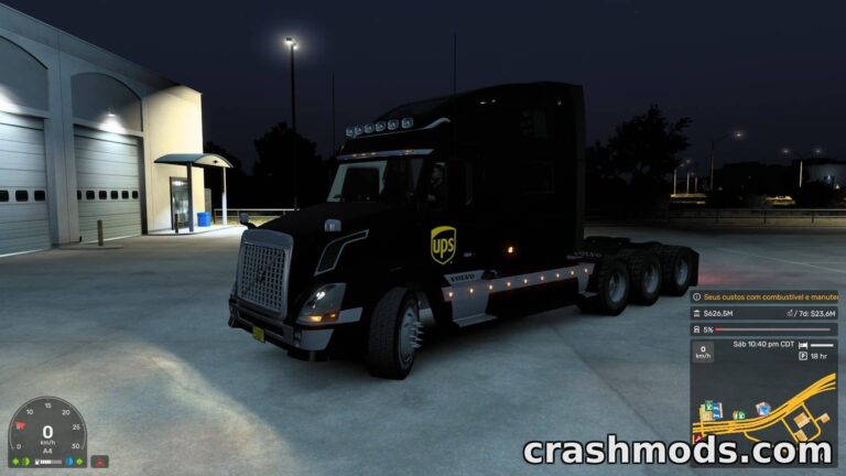 More Time Driving – Extended Driving Hours Tweak American Truck Simulator mod screenshot