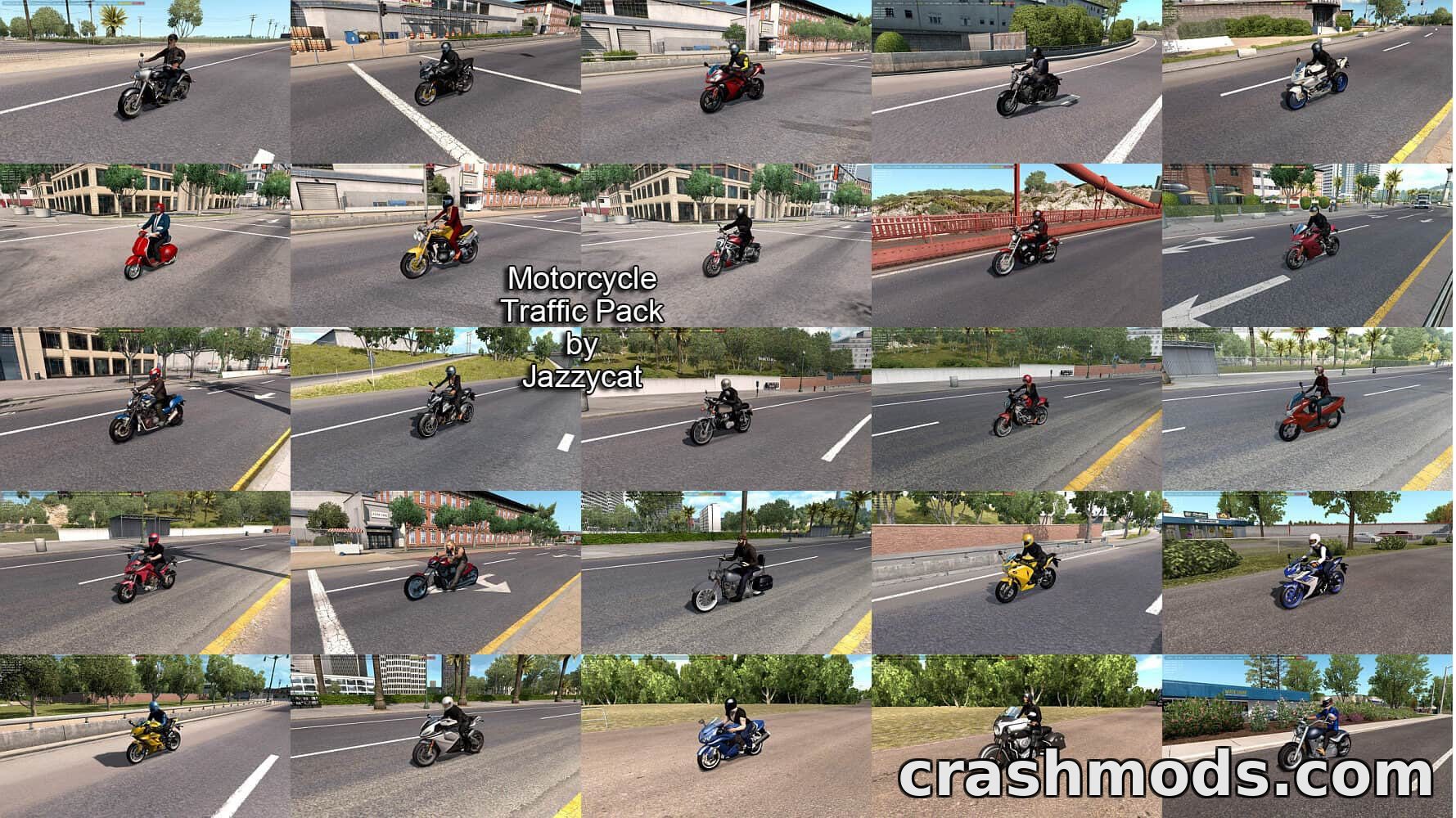 Motorcycle Traffic Pack – 93 Realistic Bikes – screenshot 2