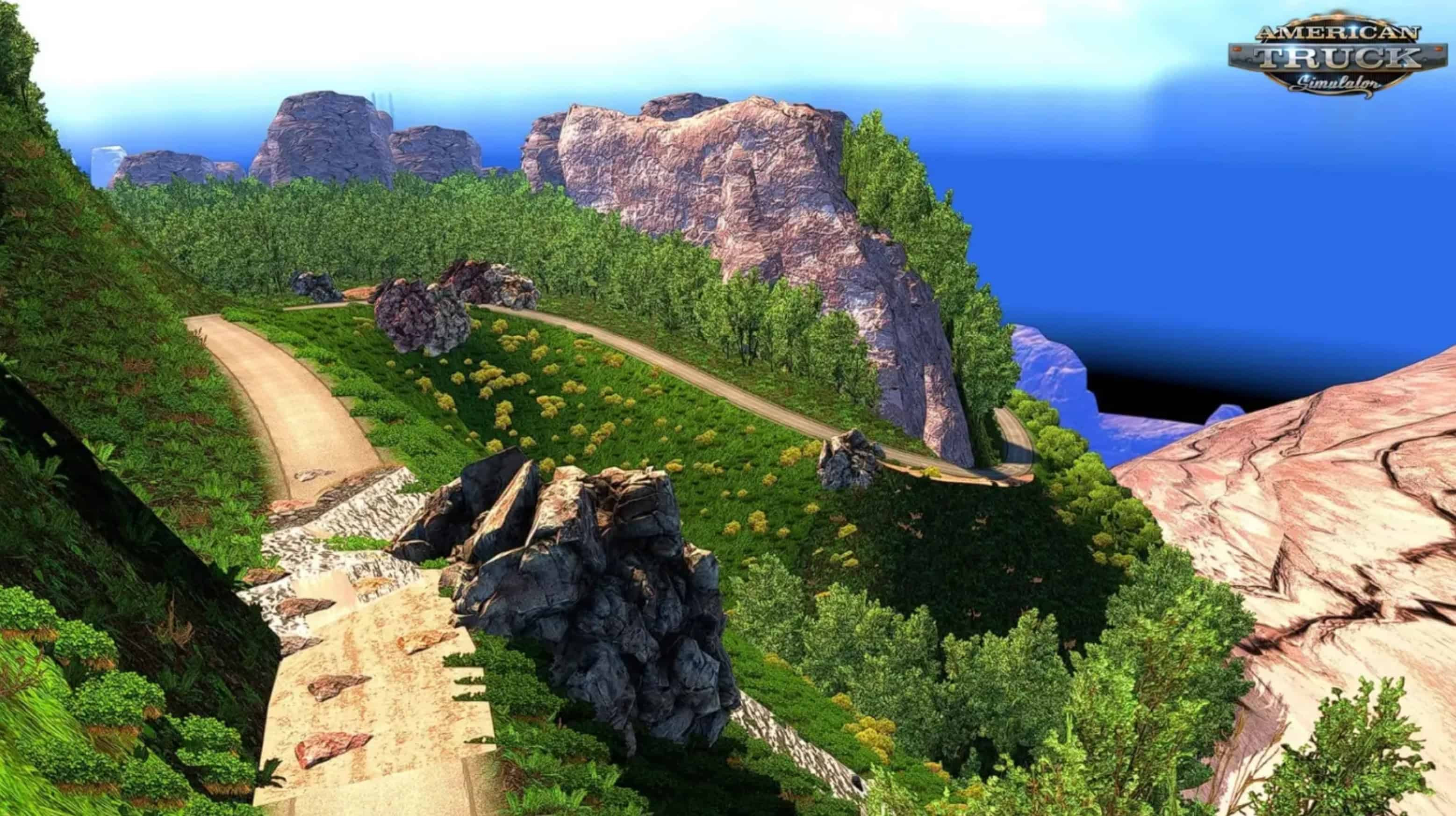 Mountain Roads Map – Standalone Mountain Terrain – screenshot 3