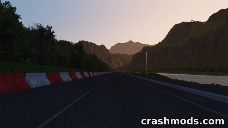 Mountain Route – 32 km Fantasy Road with Uphill and Downhill Assetto Corsa mod screenshot
