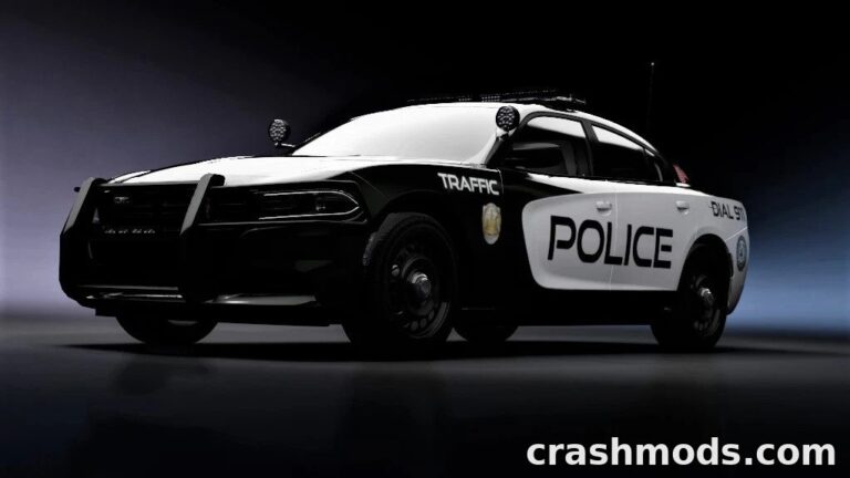 MPW Police Dodge Charger Patrol – US Police Cruiser Assetto Corsa mod screenshot