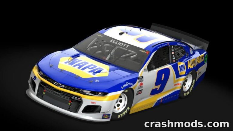 NASCAR Chevrolet Camaro Super – Oval Racing Stock Car Assetto Corsa mod screenshot
