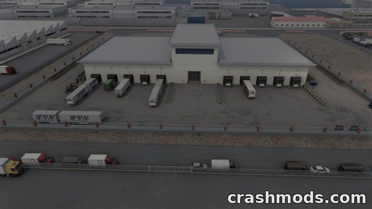New Concept Map – Own Company Garage and Headquarters Euro Truck Simulator 2 mod screenshot