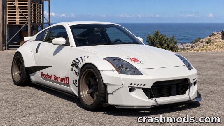 Nissan 350Z – Detailed Coupe with Custom Tuning BeamNG.drive mod screenshot