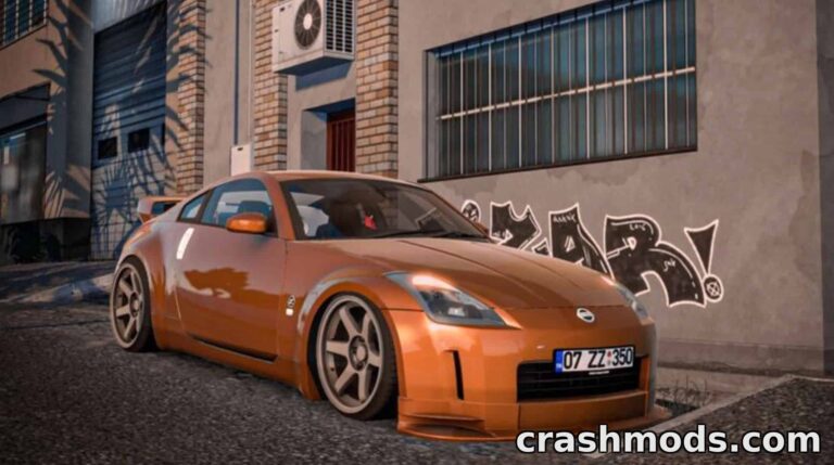 Nissan 350Z – High-Quality Sports Car Add-On American Truck Simulator mod screenshot