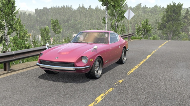 Nissan Fairlady 240Z – Detailed RHD Coupe BeamNG.drive mod screenshot
