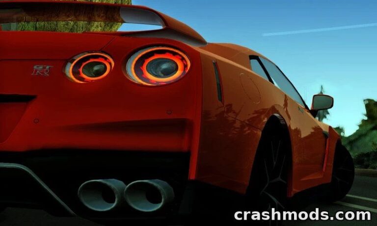 Nissan GT-R 2017 – HQ Supercar with 3D Engine GTA San Andreas mod screenshot