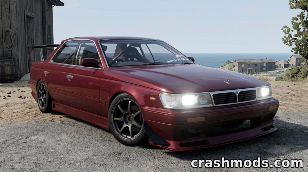 Nissan Laurel C33 – Japanese Sedan Edit with 25 Configurations BeamNG.drive mod screenshot