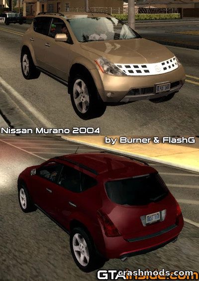 Nissan Murano 2004 – Crossover SUV GTA San Andreas mod screenshot