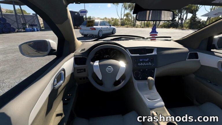 Nissan Sentra 2014–2019 – Detailed Sedan for Realistic Driving BeamNG.drive mod screenshot