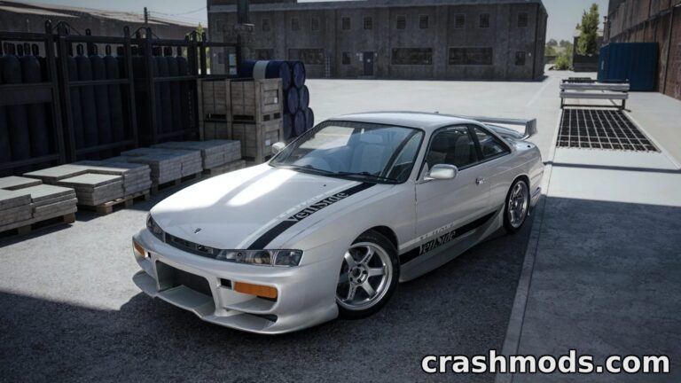 Nissan Silvia S14 – Detailed Drift Coupe BeamNG.drive mod screenshot