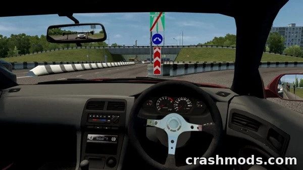 Nissan Silvia S14 – Rear-Drive Sports Car with 5-Speed Manual City Car Driving mod screenshot