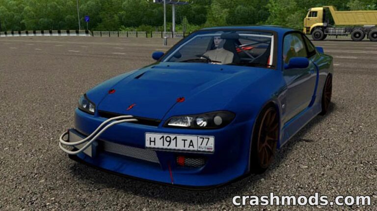 Nissan Silvia S15 – Detailed Car Addon with Quality Graphics City Car Driving mod screenshot