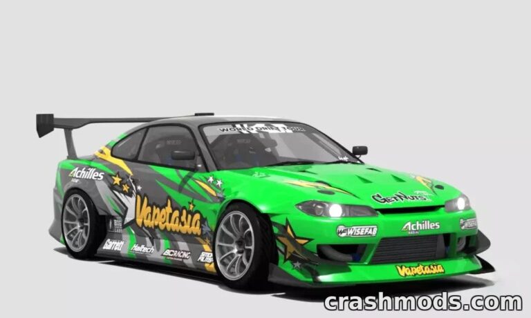 Nissan Silvia S15 Drift – 800 hp World Drift Tour Car Assetto Corsa mod screenshot