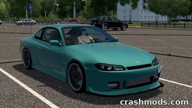 Nissan Silvia S15 – Left or Right-Hand Drive with 27 Extras City Car Driving mod screenshot