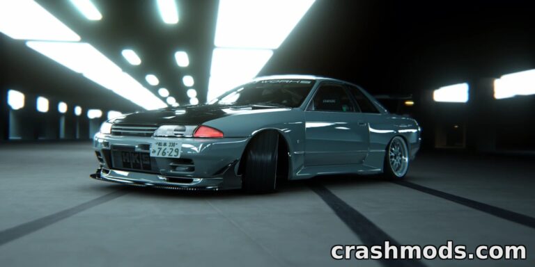 Nissan Skyline GT-R R32 Pushin P Tuned – Custom Tuned Legend Assetto Corsa mod screenshot