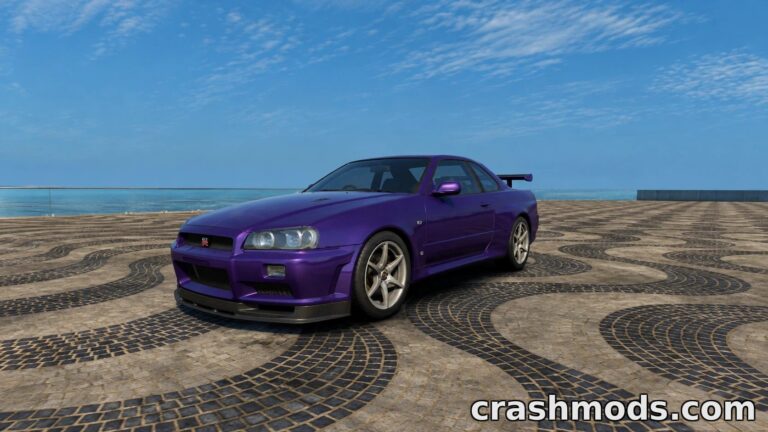 Nissan Skyline GT-R R34 – Classic JDM Sports Car Assetto Corsa EVO mod screenshot