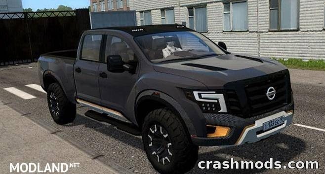 Nissan Titan 2017 – All-Wheel Drive Pickup with 310 hp City Car Driving mod screenshot