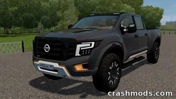 Nissan Titan Warrior 2016 – 310 hp with All-Wheel Drive City Car Driving mod screenshot