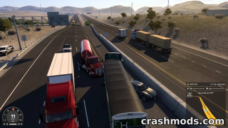 No Damage – Disable Vehicle Damage American Truck Simulator mod screenshot