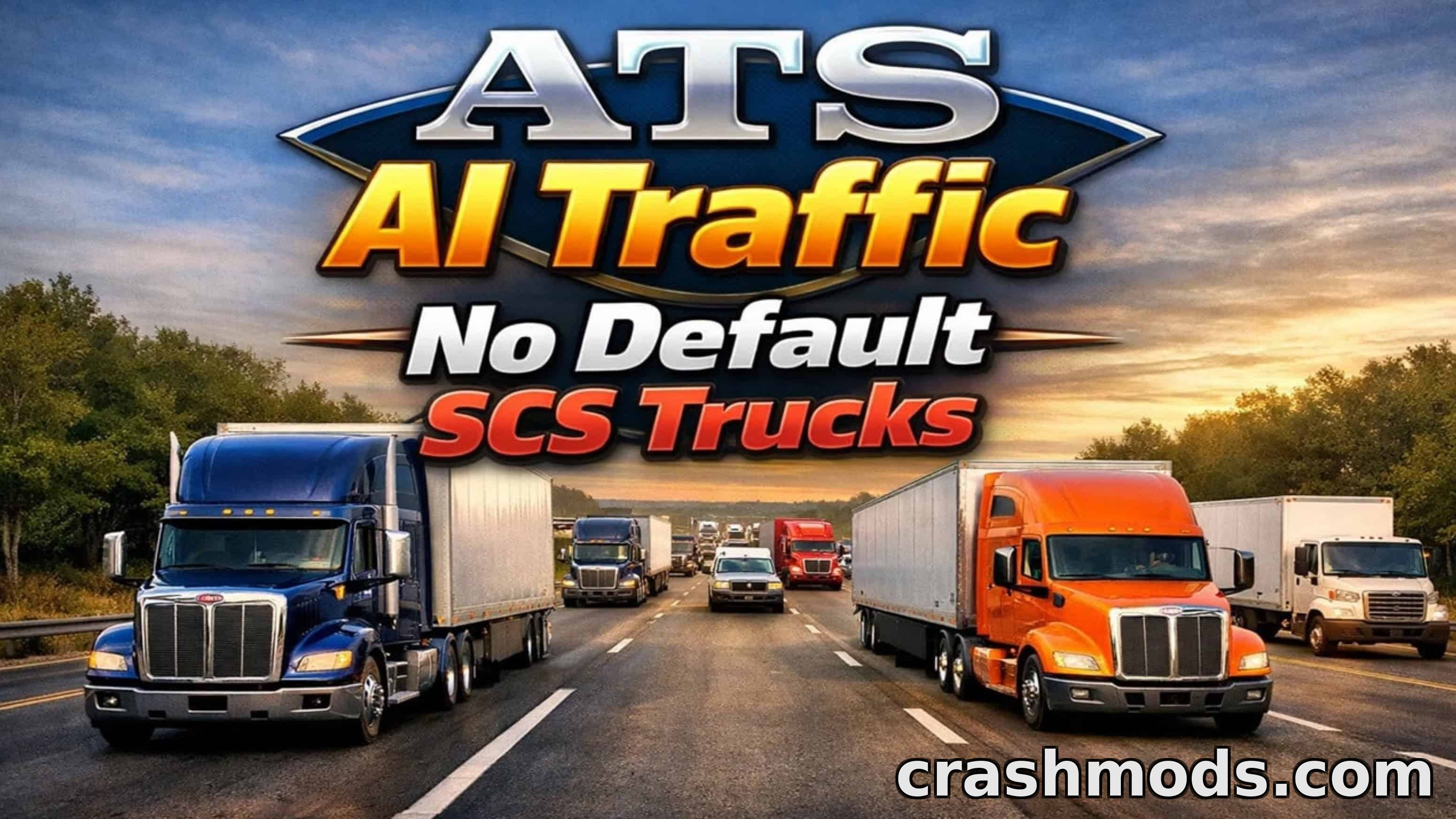 No Default SCS Trucks – AI Traffic Variety Tweak – screenshot 2
