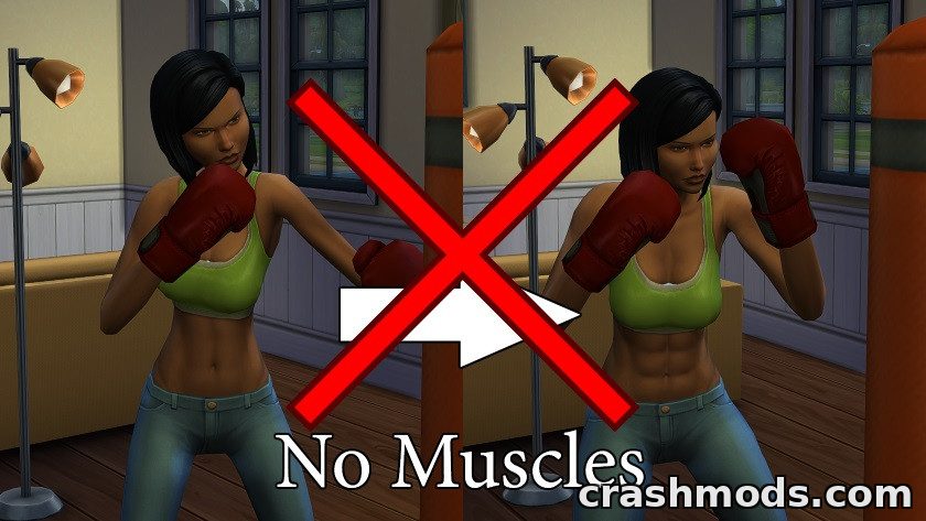 No Fatness & No Muscles – Freeze Sim Weight & Muscle – screenshot 4
