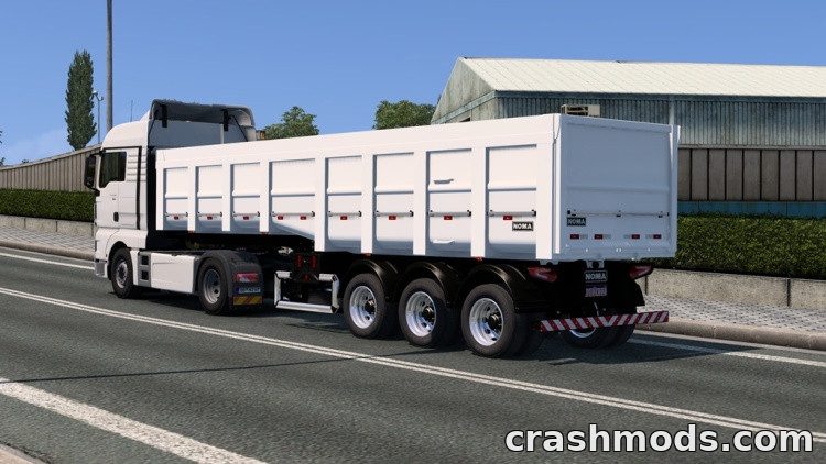 Noma Titanium Tipper Trailer – Standalone Tipper with Cargo Types Euro Truck Simulator 2 mod screenshot