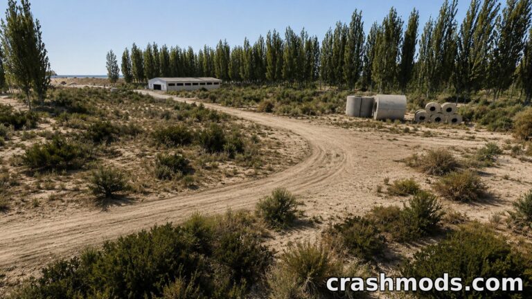 North China Countryside – Rural Chinese Map with AI Traffic BeamNG.drive mod screenshot
