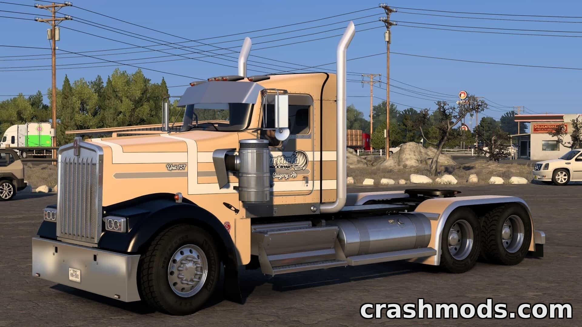Northern Mat & Bridge Livery for SCS W900 Truck – screenshot 1
