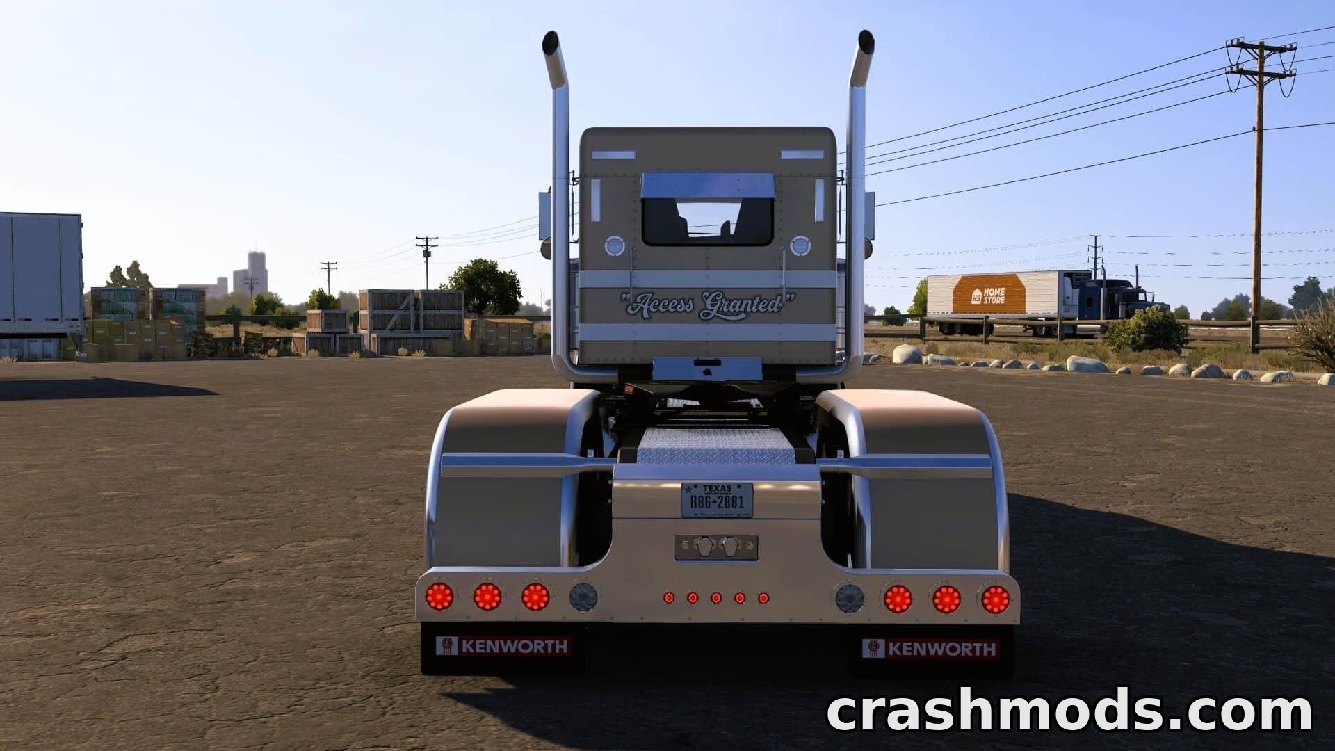 Northern Mat & Bridge Livery for SCS W900 Truck – screenshot 2