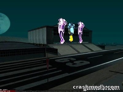 Old Airport Go-Kart Track – Custom Race Map Experience GTA San Andreas mod screenshot