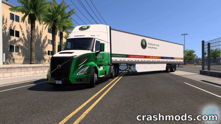 Old Dominion Freight Line – VNL & Trailer Skin Pack American Truck Simulator mod screenshot