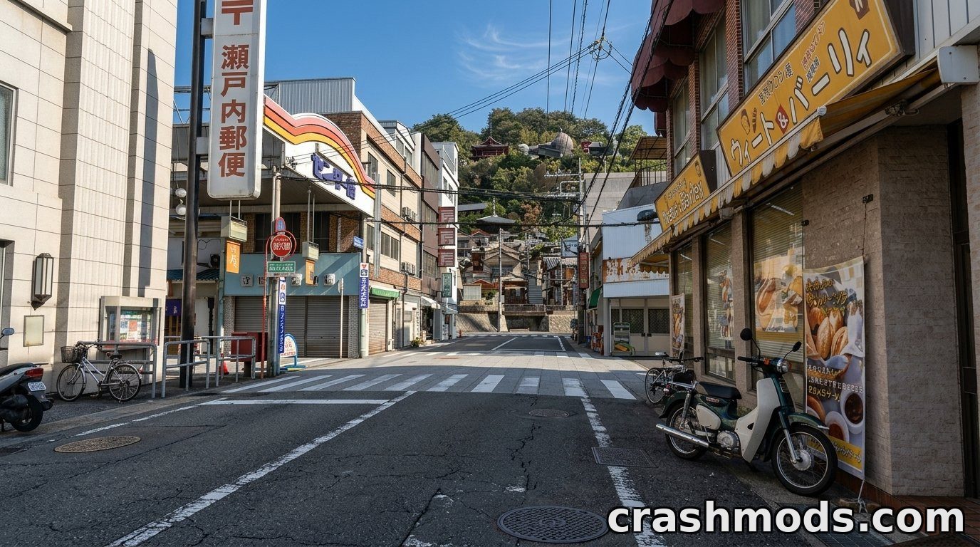 Onomichi, Hiroshima – Detailed Coastal City Map – screenshot 2