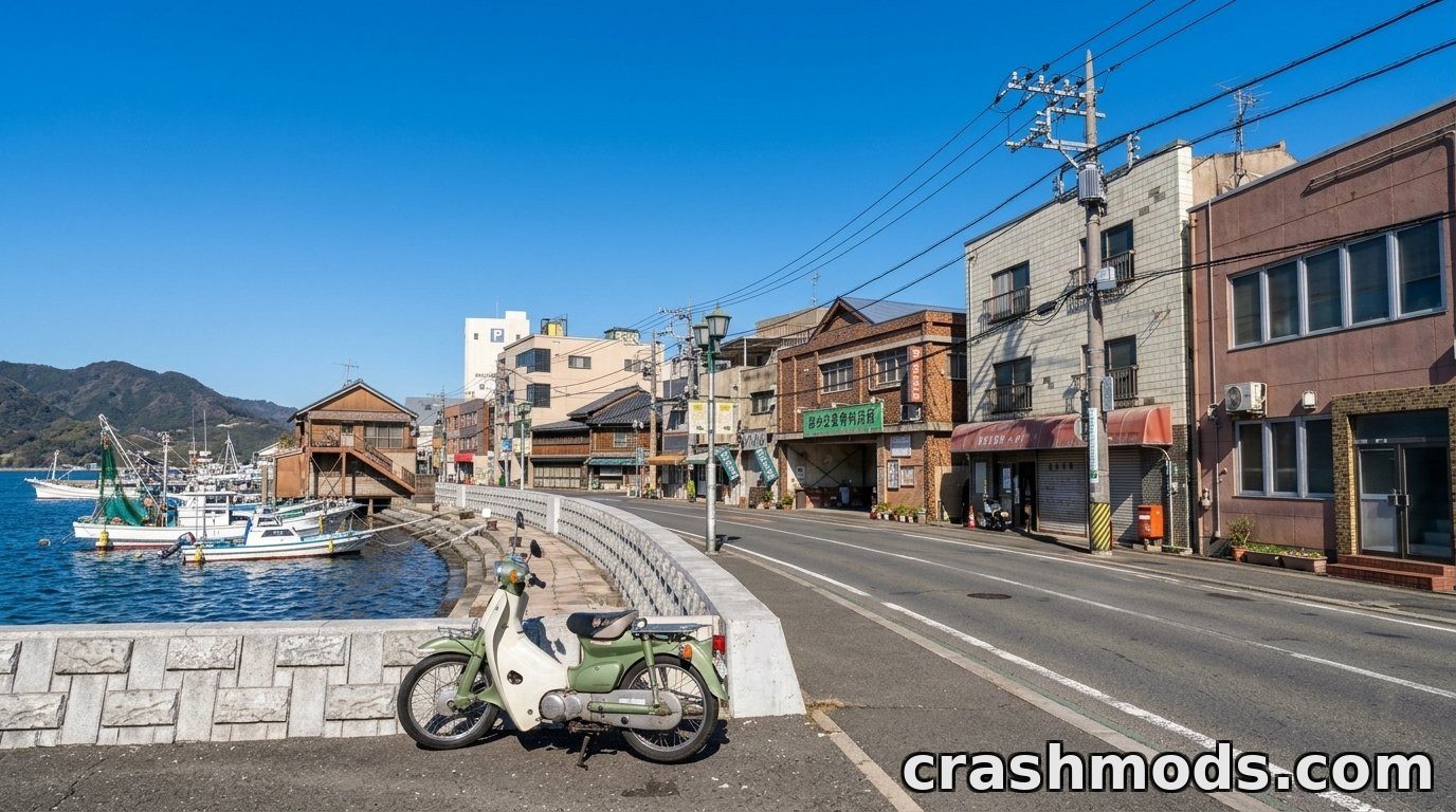 Onomichi, Hiroshima – Detailed Coastal City Map – screenshot 3