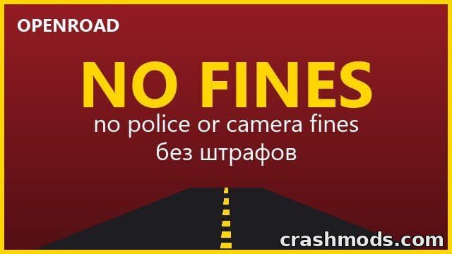 OpenRoad: No Fines – Disable All Traffic Penalties American Truck Simulator mod screenshot