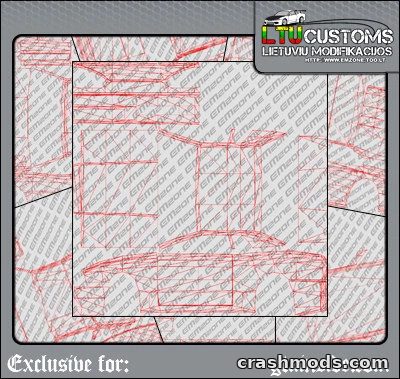 Original Car Paintjob Templates – 12 Stock Vehicles GTA San Andreas mod screenshot