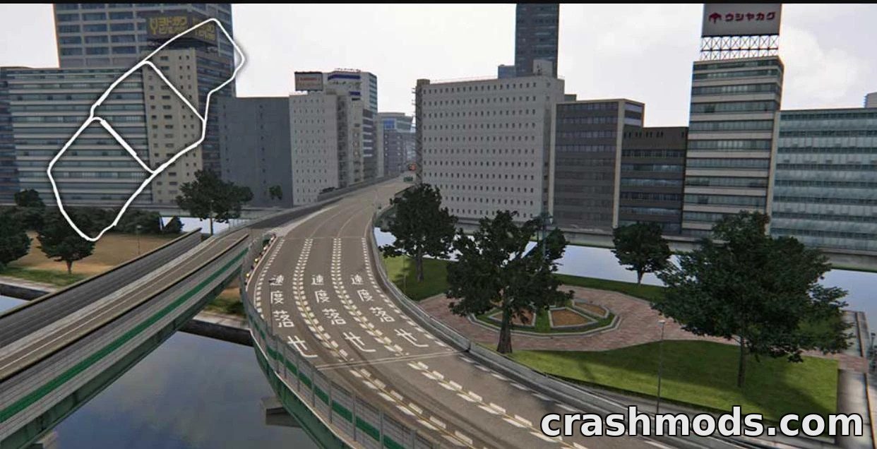 Osaka Loop – Japanese City Track with 120 Pit Boxes – screenshot 3